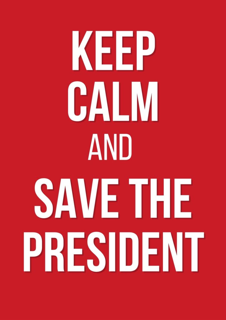 Affiche inspirée par la nouvelle Wattpad "Happy New Year, Mr President"