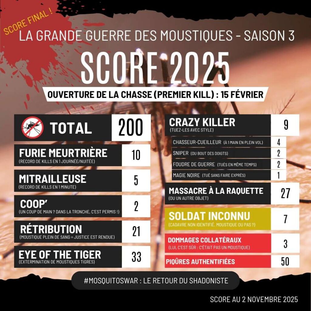 Moustique : tuez-les, marquez des points !