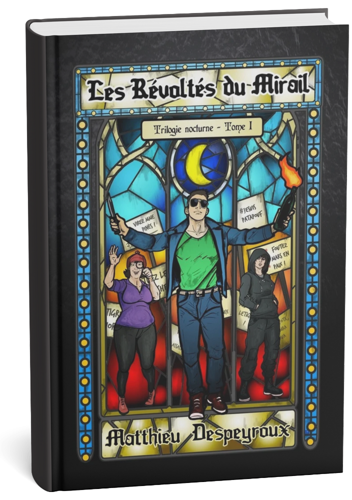 Mockup du roman Les Révoltés du Mirail, par Matthieu Despeyroux